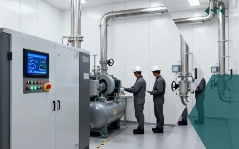 Colaboración en el diseño de la sala de compresores